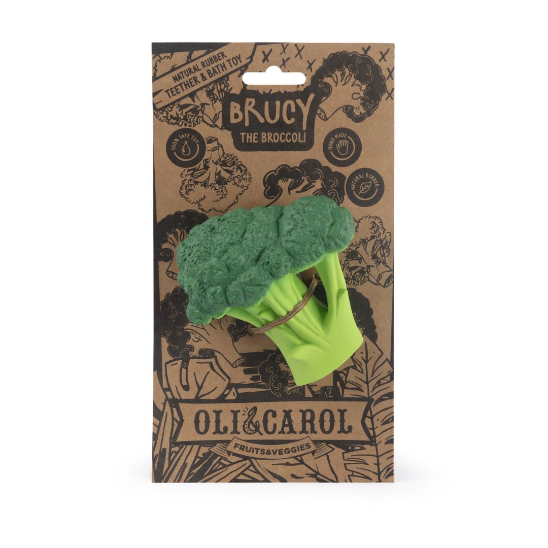 Oli & Carol Brucy the Broccoli teething toy