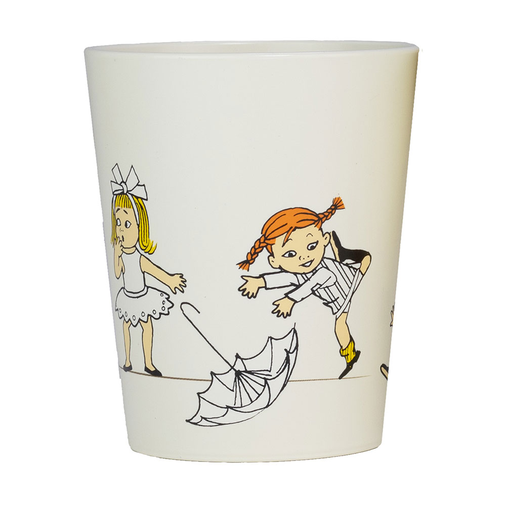 Rätt Start Pippi Cirkus Tumbler krus beige