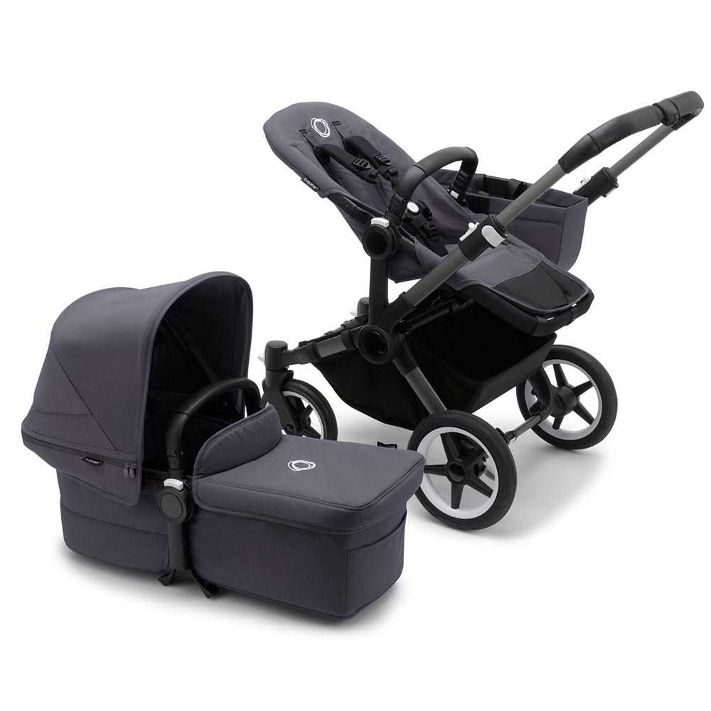 Bugaboo Donkey 5 klapvogn Mono Graphite/Stormy Blue