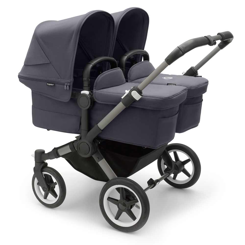 Bugaboo Donkey 5 Twin klapvogn Stormy Blue