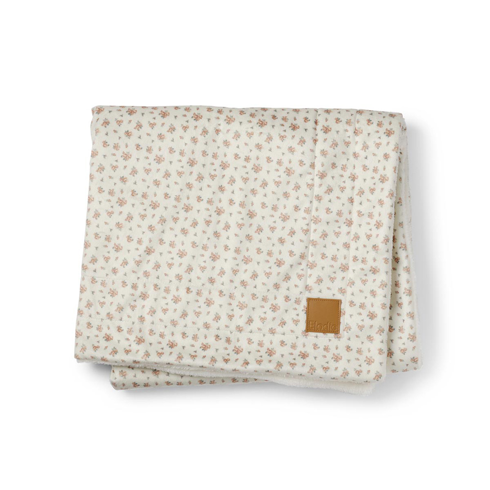 Elodie Pearl Velvet Blanket - Autumn Rose