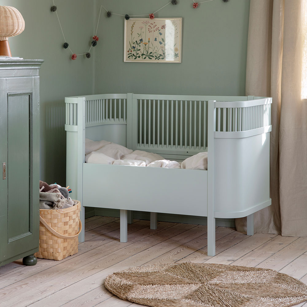 Sebra Baby & Junior voksenseng Mist Green