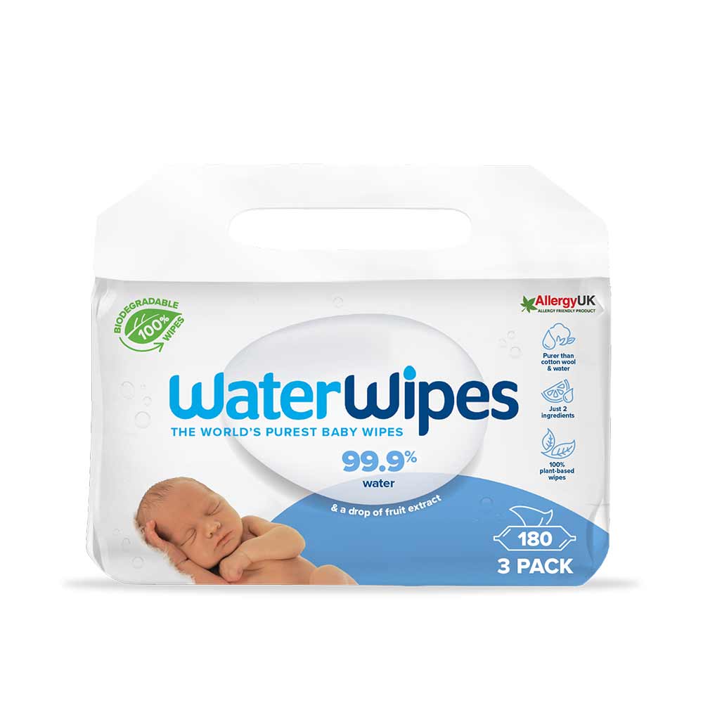 WaterWipes 3x60 stk plastfrie klude