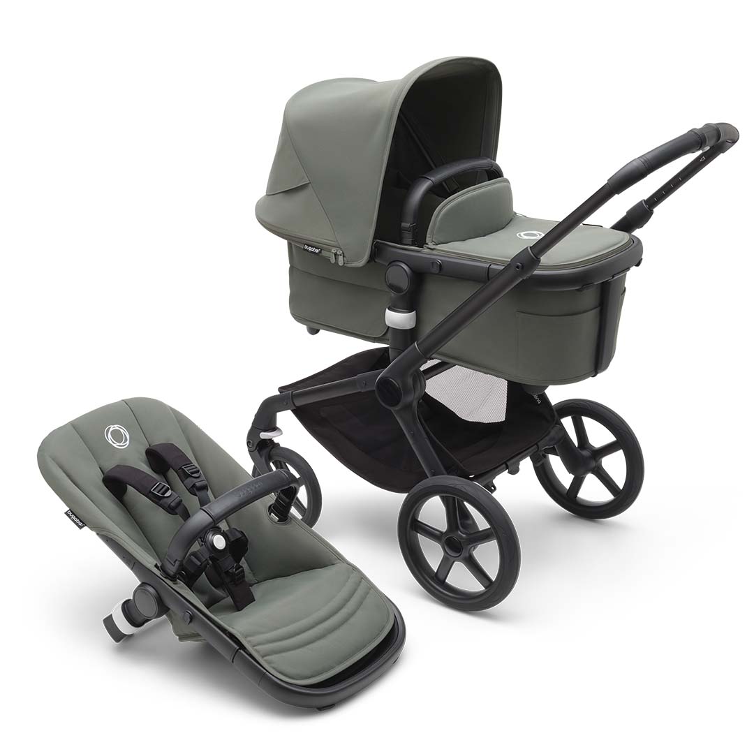 Bugaboo Fox 5 klapvogn sort/skovgrøn