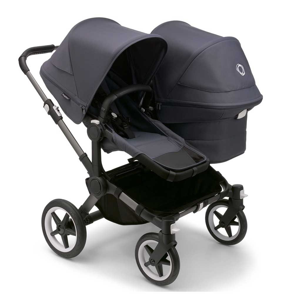 Bugaboo Donkey 5 Duo klapvogn Stormy Blue