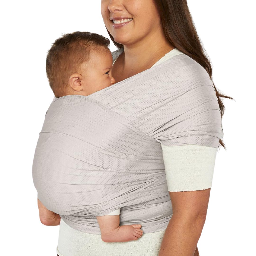 Ergobaby Aura Wrap bæresele Mesh Soft Grey