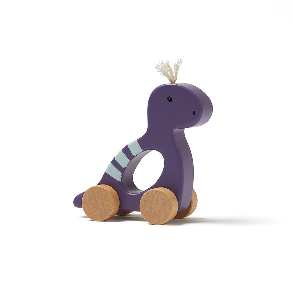 Kids Concept Dino på hjul lilac NEO