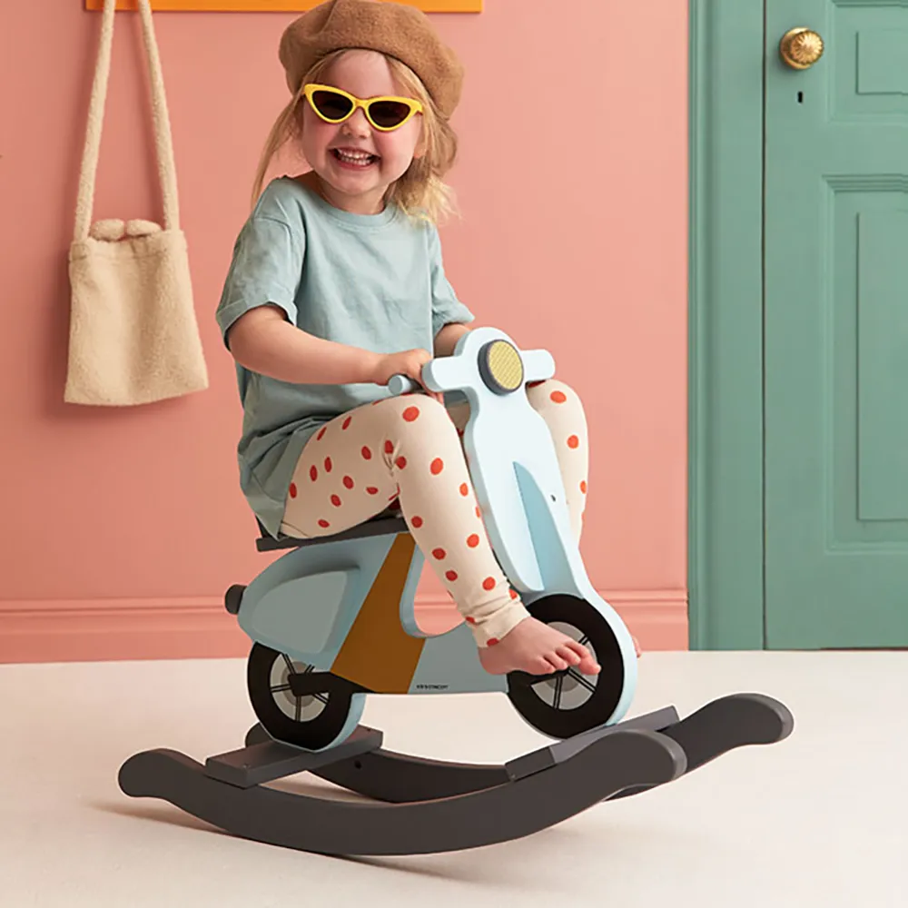 Kids Concept Gyngescooter light blue