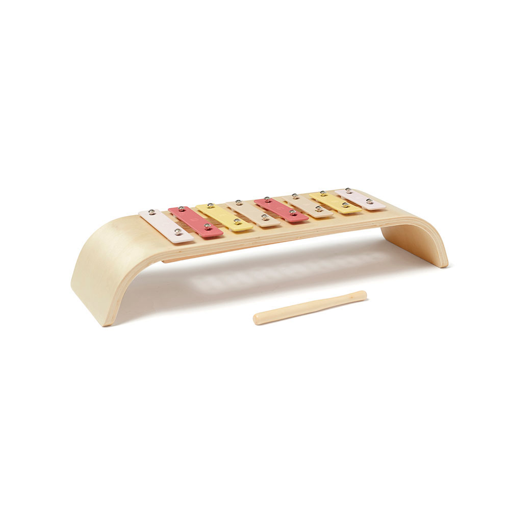 Kids Concept Xylophone krydsfiner pink multi